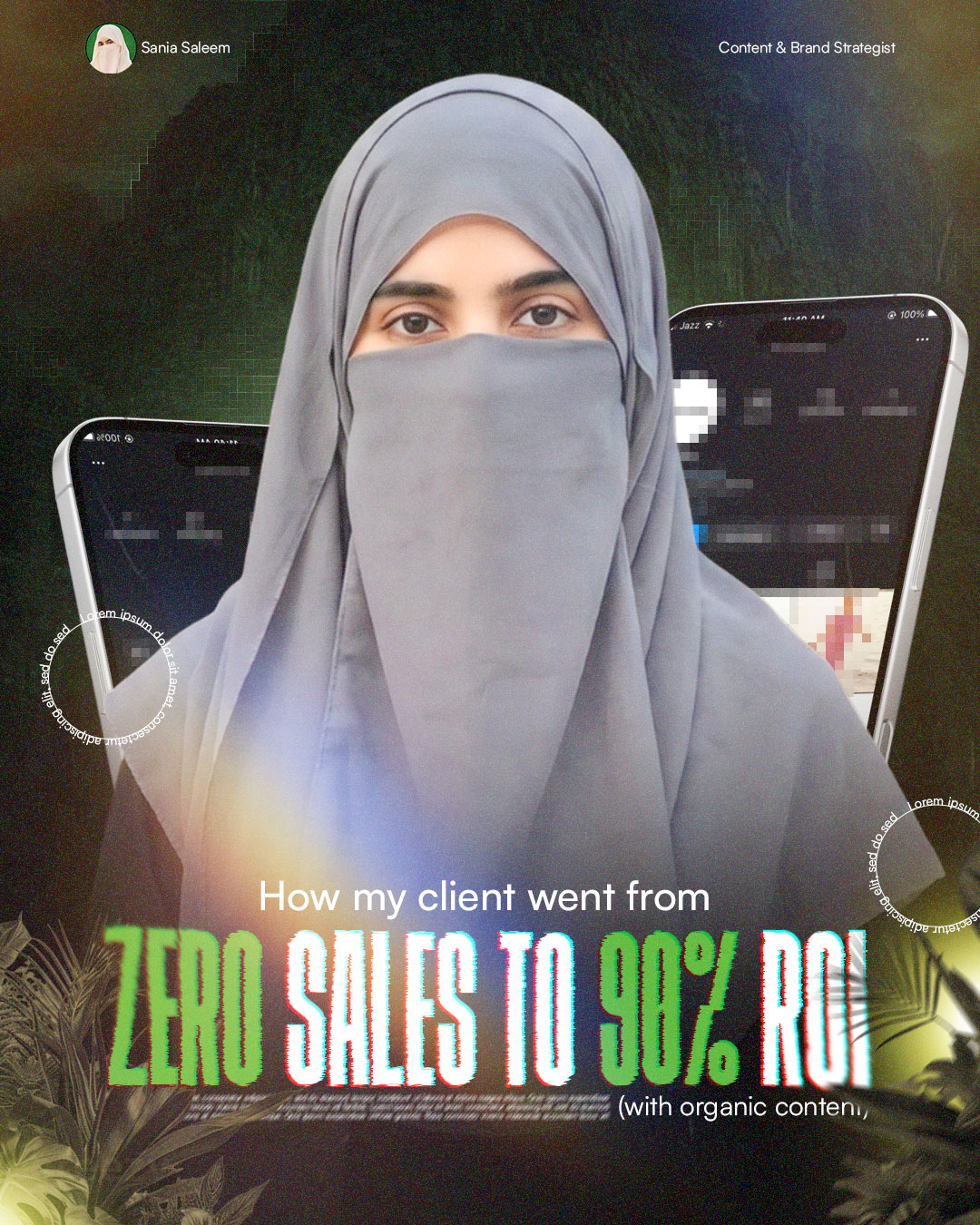 How my client went from zero sales to 98% ROI